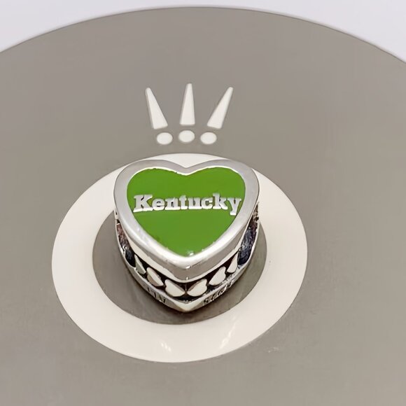 Pandora Kentucky Heart Charm S925 Sterling silver